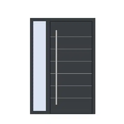 kuva kohteelle MB-86 Panel Door AG05 Single with Sidelight