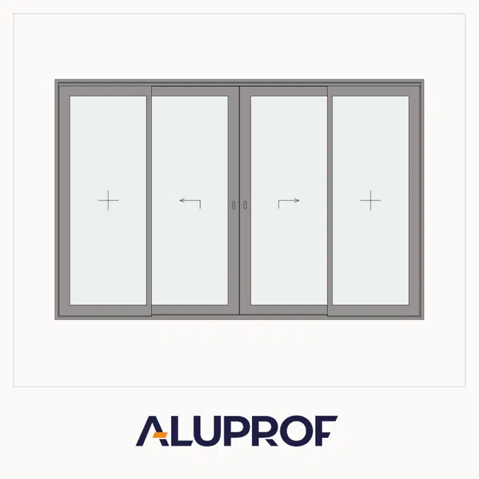 MB-77HS ST Lift&Slide Door Narrow Mullion Fixed-Slide-Slide-Fixed