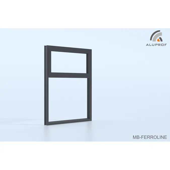 MB-Ferroline Window Vertical 2-sash Fixed - Bottomhung Casement