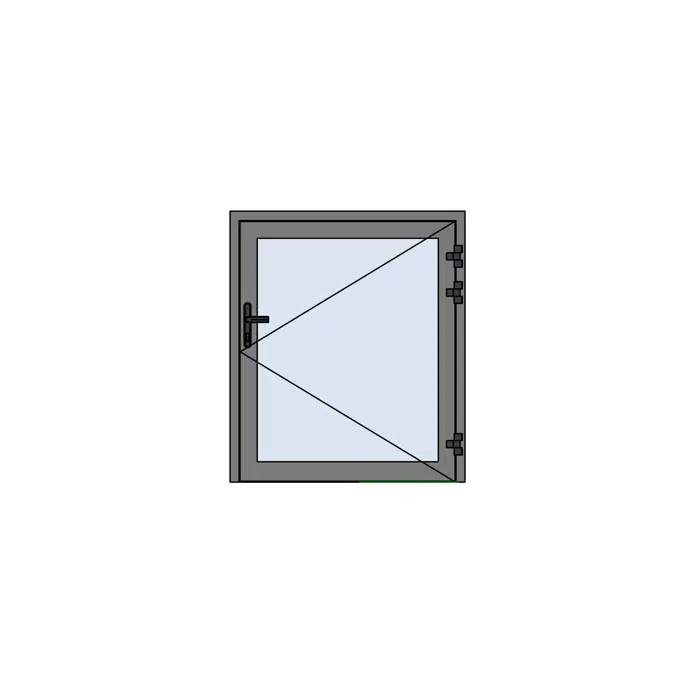 MB-78EI Fireproof Technical Window Opening Outwards