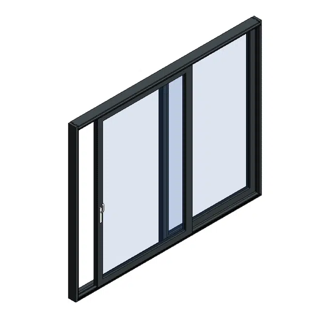 MB-59 Slide Door 2-sash Fixed - Slide