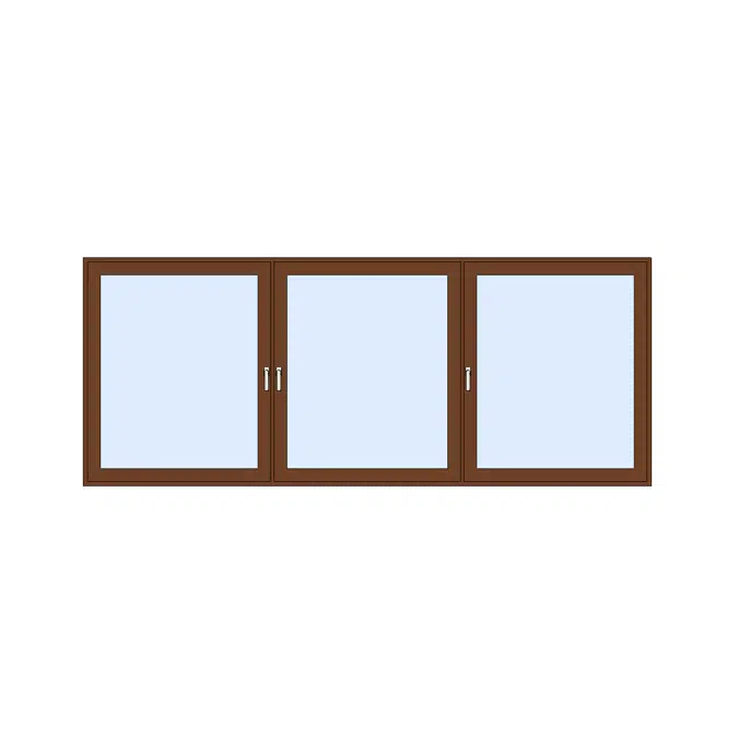 MB-79N SI Window 3-sash Tilt and Turn - Sidehung