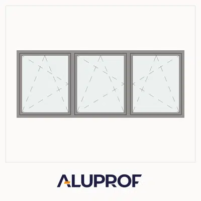 imagem para MB-79N SI Window 3-sash Tilt and Turn - Sidehung