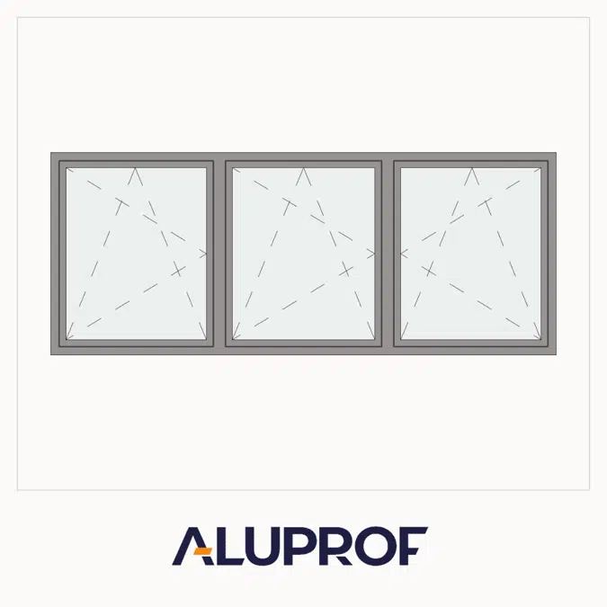 MB-79N SI Window 3-sash Tilt and Turn - Sidehung