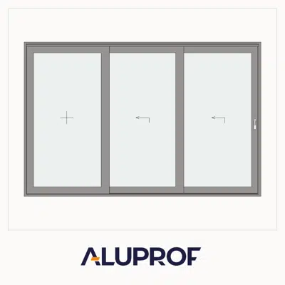 Image for MB-77HS ST Lift&Slide Double sliding door with fixed panel