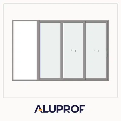 Image pour MB-59 Slide Galandage Door 3-sash Triple-rail