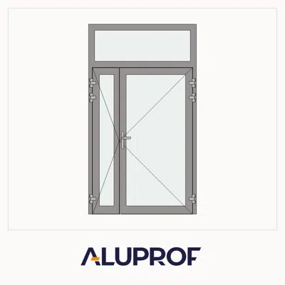 изображение для MB-78EI External Fireproof Double Door with Fanlight Opening Outwards