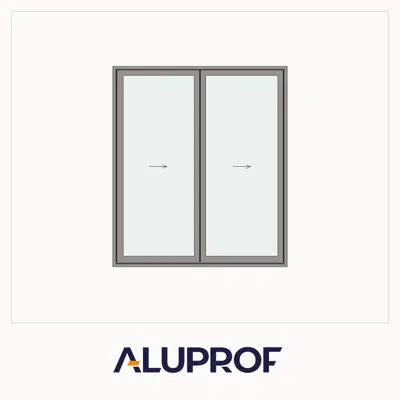 imagem para MB-86 Fold Line Folding door 2-leaf 2-2-0 outward opening