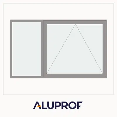 изображение для MB-86 Casement Window 2-sash Bottom-hung - Fixed