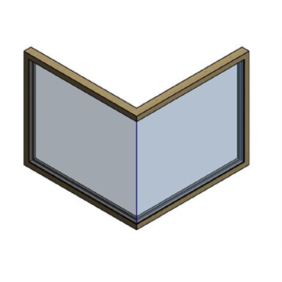 Image pour MB-86 ST Corner Window with Structural Glazing