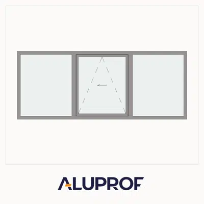 изображение для MB-79N SI Window / Balcony door 3-sash Tilt and Slide - Fixed