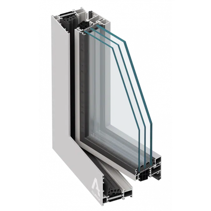 MB-79N US SI Window Type A 2-sash Tilt&Turn-Fixed