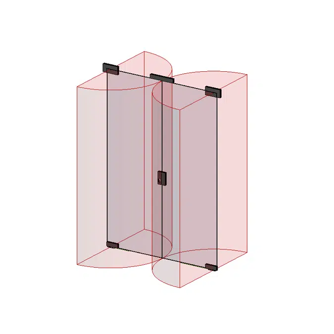 MB-EXPO Double swing door for internal partition walls