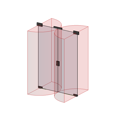 Image for MB-EXPO Double swing door for internal partition walls