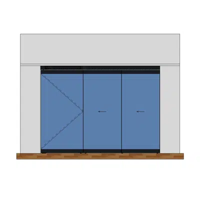 Image for MB-EXPO Mobile internal partition wall 3-leaf 3-2-1