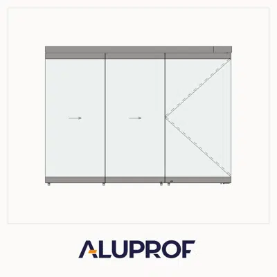 obraz dla MB-EXPO Mobile internal partition wall 3-leaf 3-2-1