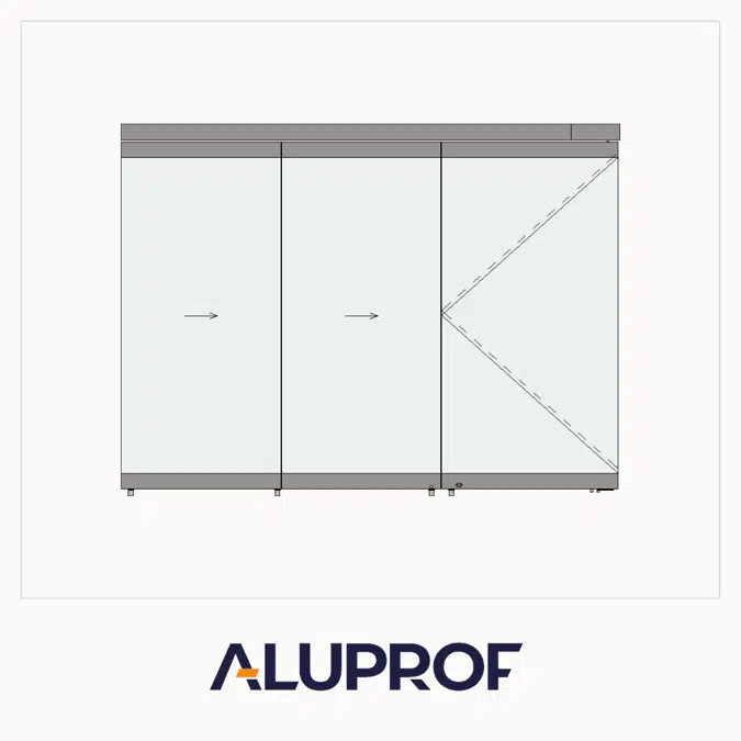 MB-EXPO Mobile internal partition wall 3-leaf 3-2-1