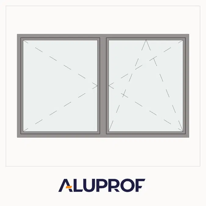 MB-45 Window 2-sash Tilt&Turn - Sidehung