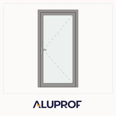 изображение для MB-104 Passive AERO Door Single inward opening for wall / curtain wall