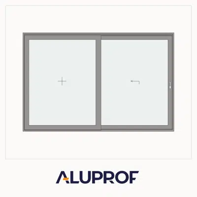Image pour MB-77HS ST Lift&Slide Single sliding door with fixed panel