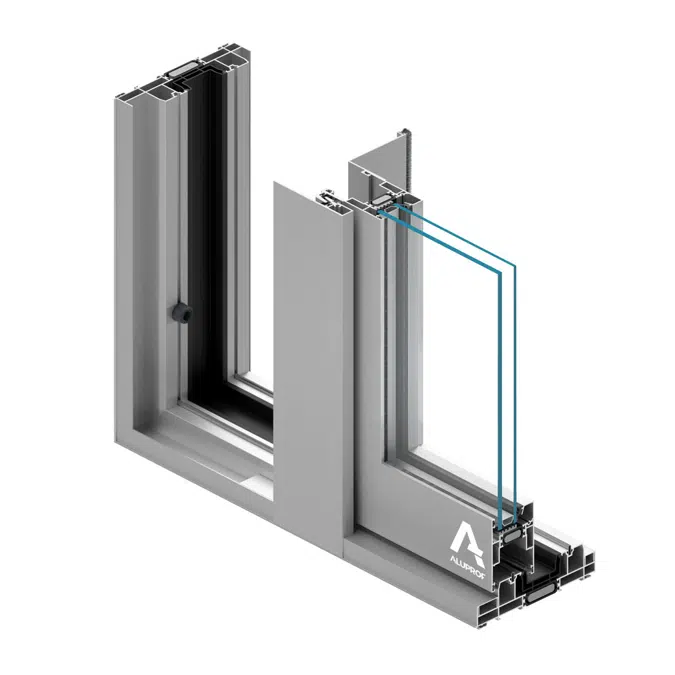 MB-59 Slide Galandage Sliding french door system hiding in the wall