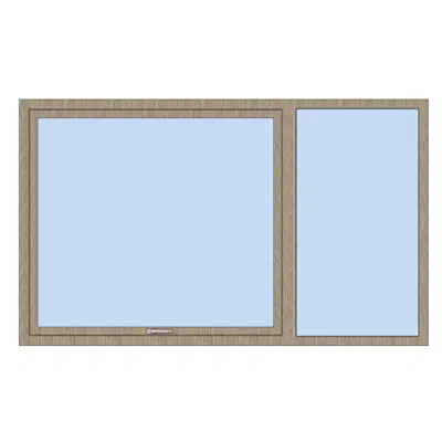 Image for MB-86 Casement Window 2-sash Top-hung - fixed