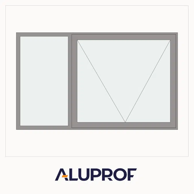 MB-86 Casement Window 2-sash Top-hung - fixed