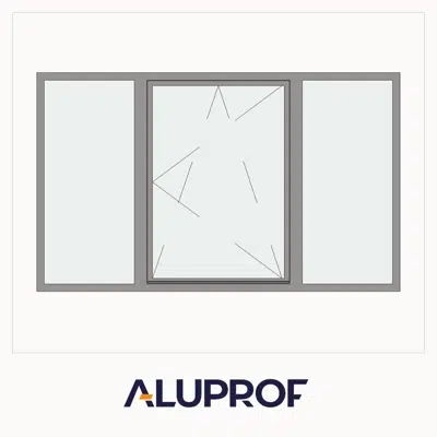 Image pour MB-86 AERO Window 3-sash Fixed - Tilt&Turn - Fixed