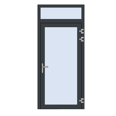 Image pour MB-86 ST Door Single Opening Outwards with Fanlight