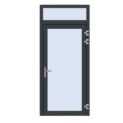 Image for MB-86 ST Door Single Opening Outwards with Fanlight
