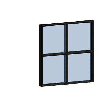Image for MB-Ferroline Window 1-sash Fixed with Muntins