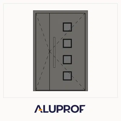 MB-86N SI Panel Door Double AP08 Inward/Outward Opening图像