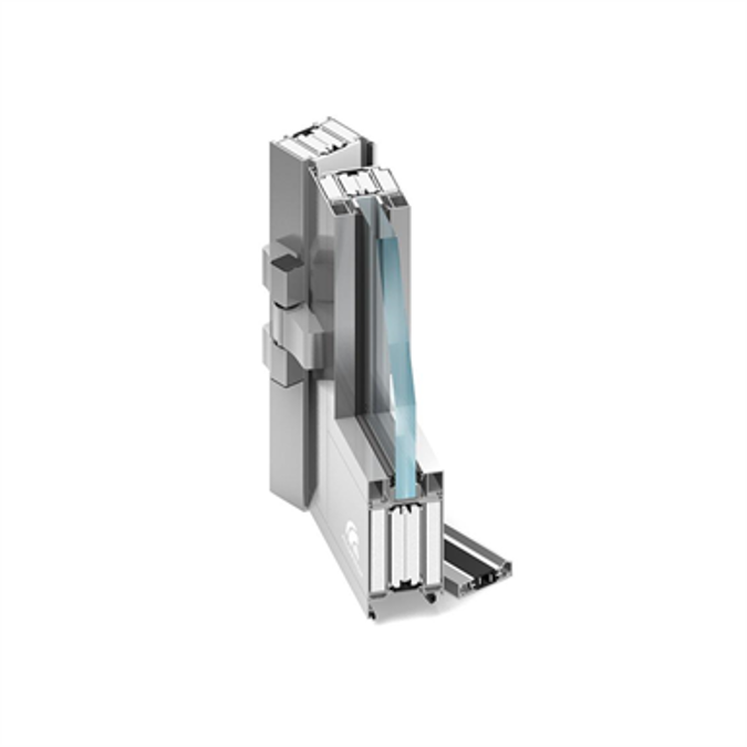 MB-78EI External Fireproof Double Door Opening Outwards for wall / curtain wall