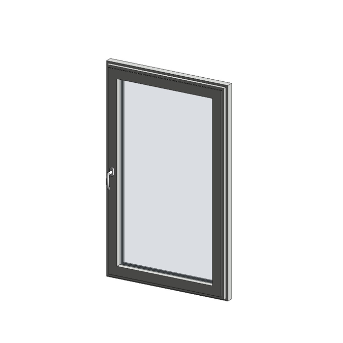 BIM objects - Free download! MB-104 Passive AERO Window for Curtain ...