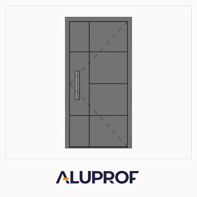 MB-86N SI Panel Door Single AD16 Inward/Outward Opening