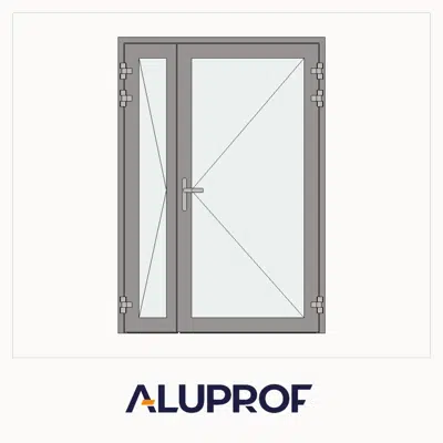 Image pour MB-104 Passive SI Door Double outward opening for wall / curtain wall