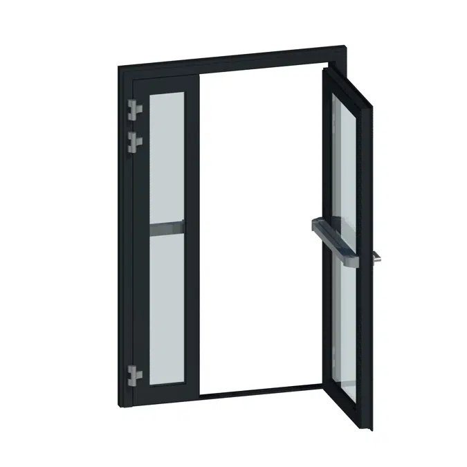 MB-86N SI Door Double Outward Opening for wall / curtain wall