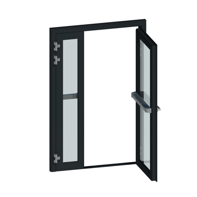 Image for MB-86N SI Door Double Outward Opening for wall / curtain wall