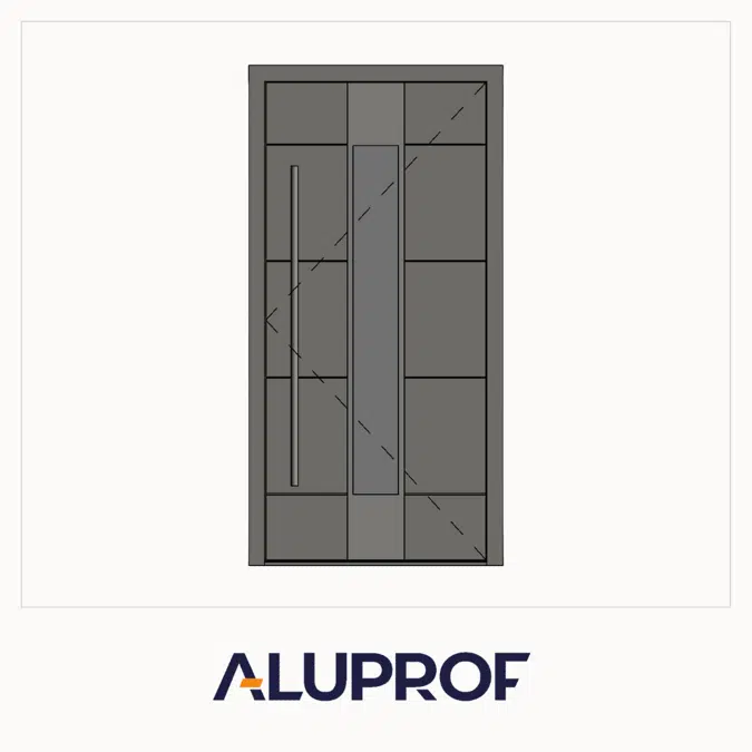 MB-86N SI Panel Door Single AD25 Inward/Outward Opening