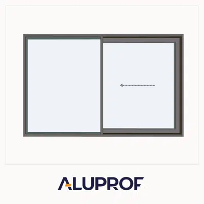 Image pour MB-82HS Lift&Slide Single sliding door Slide-Fix with narrow mullion