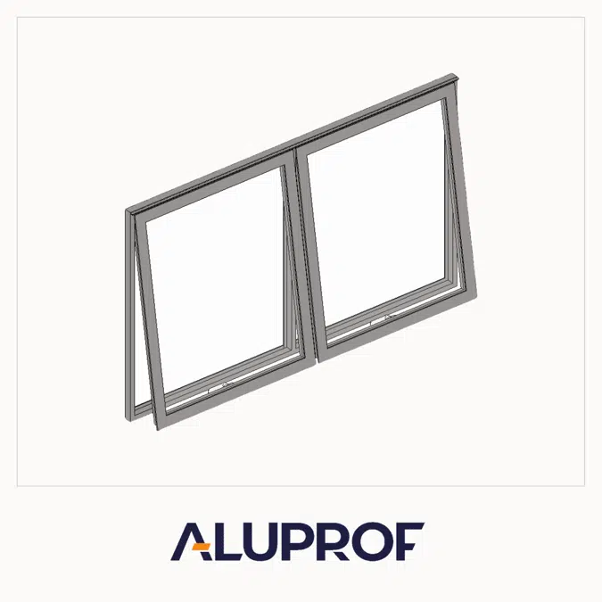 MB-59S Casement Window 2-sash Top-hung