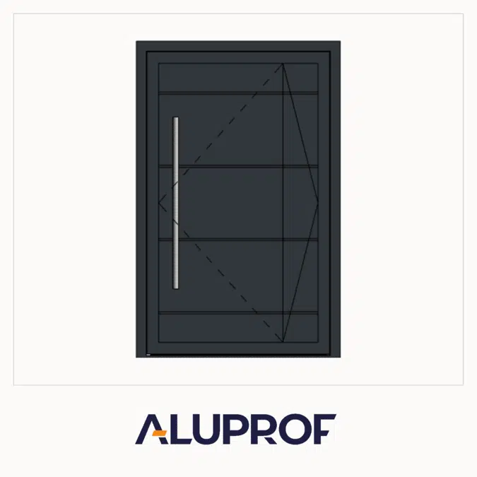 MB-86N PIVOT Panel Door AD14 Single Inward Opening