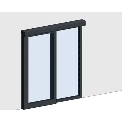 Image for MB-78EI DPA Automatic Sliding Fireproof Single Door with Sidelight