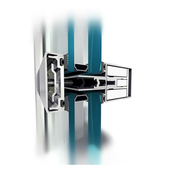 MB-SR50N EI Mullion-transom Fire-resistant Curtain Wall