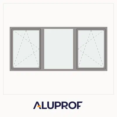 imagem para MB-79N SI Window 3-sash Tilt and Turn - FIX