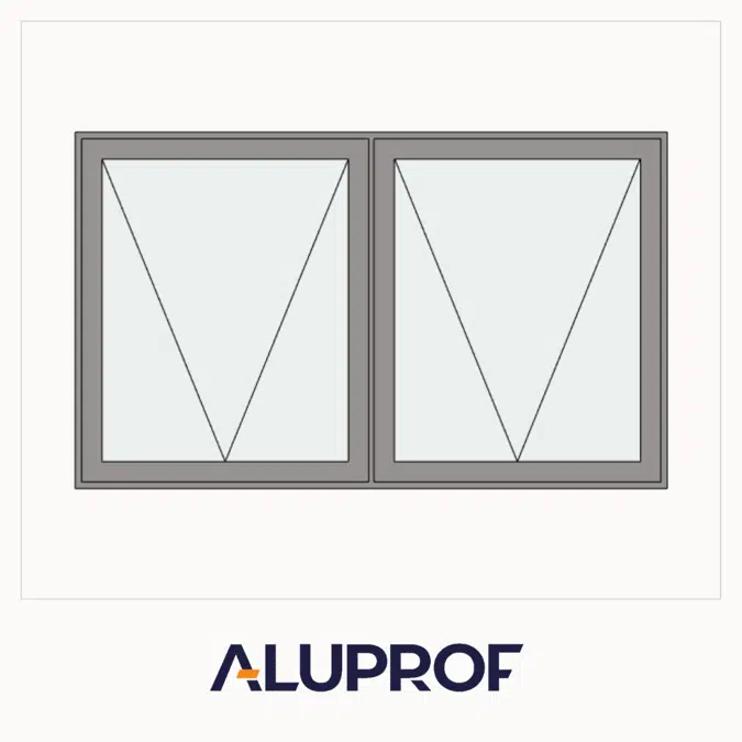 MB-79N Casement Window 2-sash Top-hung