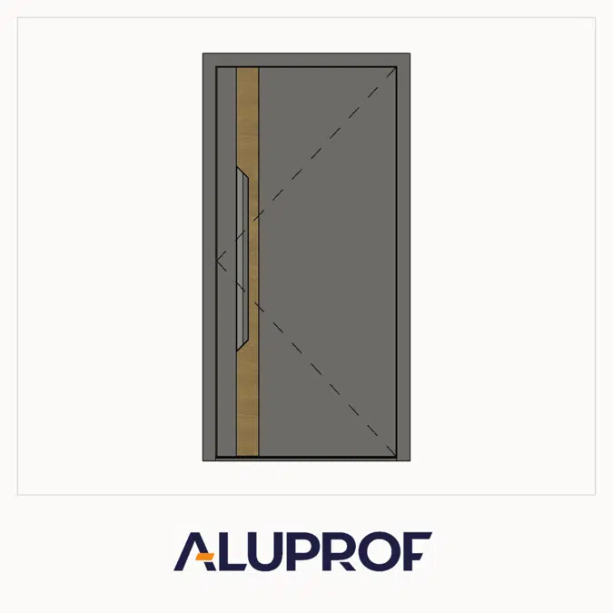 MB-86N SI Panel Door Single AD34 Inward/Outward Opening