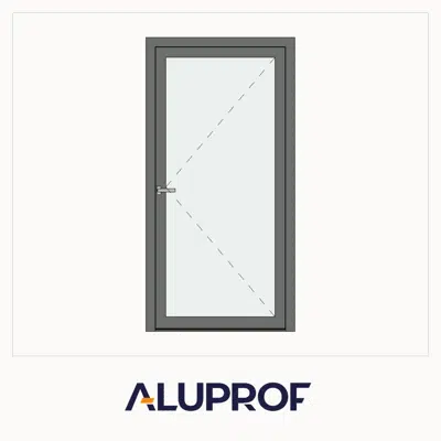 изображение для MB-86N SI Door Single Inward Opening for wall / curtain wall