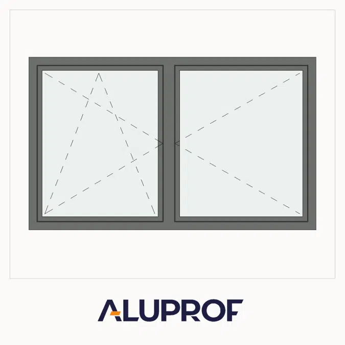 MB-86N SI Window 2-sash Tilt and Turn Sidehung