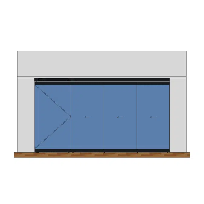 MB-EXPO Mobile internal partition wall 4-leaf 4-3-1